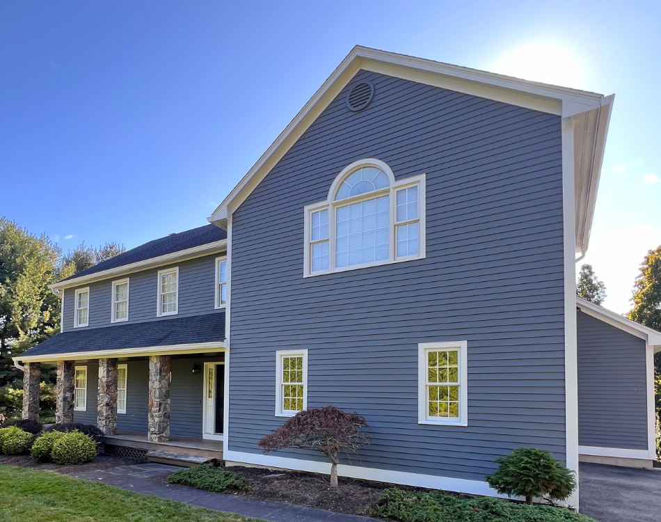 Easton, CT Home Makeover: Exterior Painting and Repairs for a 3,135 Sq. Ft. Property