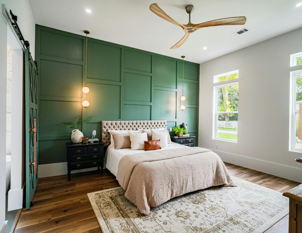 bedroom interior painting project
