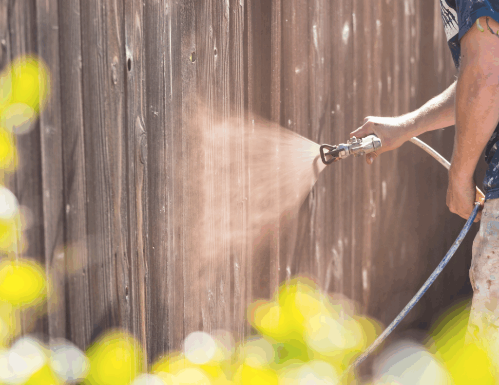 paint or stain my fence
