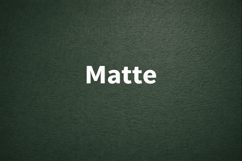 matte paint